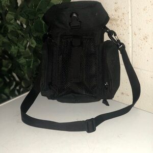 Men's Black Adjustable Crossbody Bag